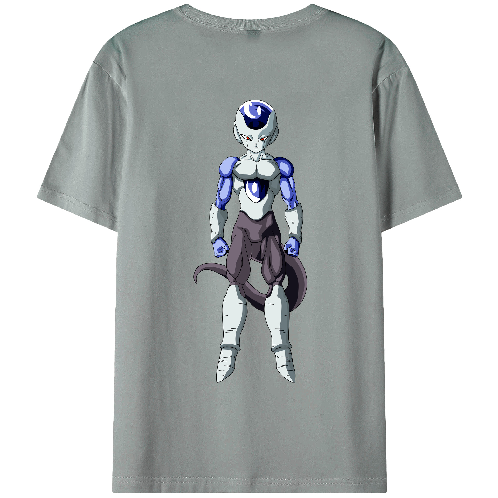 （画像用） ドラゴンボール フリーザ DRAGON BALL Frieza 綿100％ メンズ半袖Tシャツ（バックプリント） 通気性
